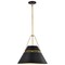 Nuvo Adina 3-Light Large Pendant Matte Black and Natural Brass 60/7768 - alternate 7
